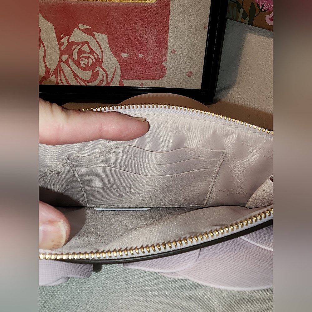 Kate Spade Pink Floral Clutch NWT - Picture 7 of 7